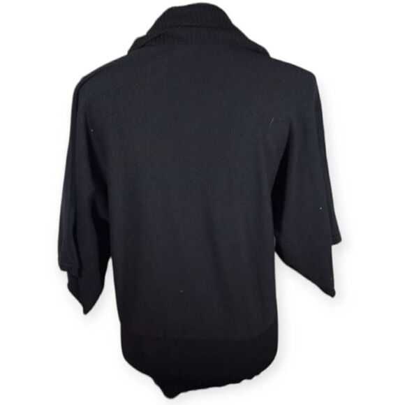 IT'S OUR TIME BLACK COWL-NECK SWEATER SZ.M EUC. - Picture 2 of 5